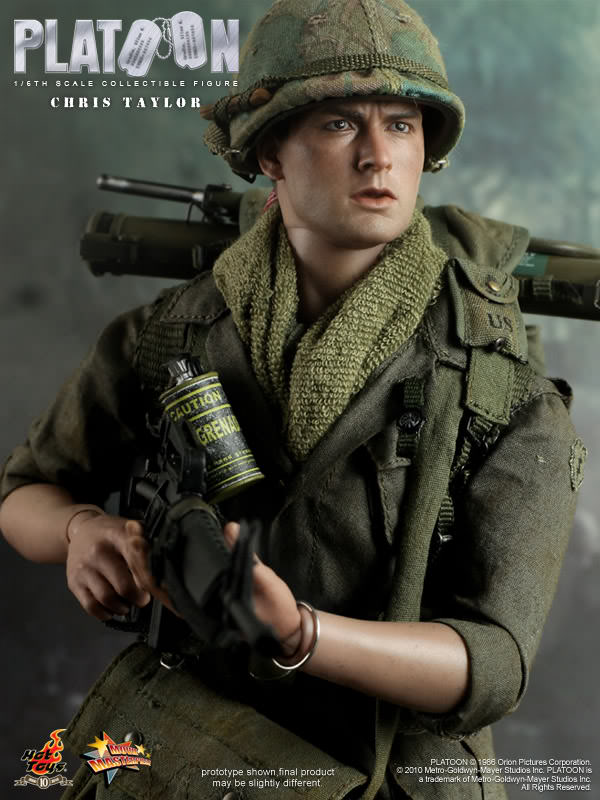 Figurine de collection Hot toys Figurine MMS135 - Platoon - Chris