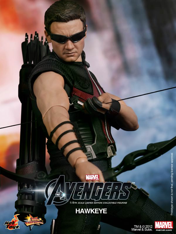 Figurine Hot Toys Avengers - Hawkeye 1/6 - 30 Cm - Movie Masterpiece - Neuf