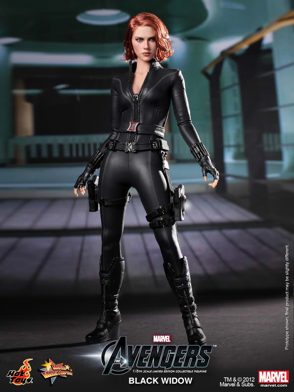 In Stock Hot Toys MMS178 The Avengers 2012 Black Widow Sarlett Johansson 1/6 