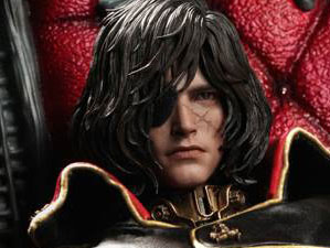 Hot Toys MMS 223 Space Pirate Captain Harlock with Throne of Arcadia