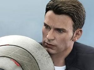 Hot Toys MMS 243 Captain America : TWS - Captain America & Steve Rogers