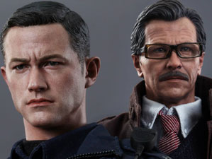 Hot Toys MMS 275 The Dark Knight Rises - John Blake & Jim Gordon w/ Bat-Signal