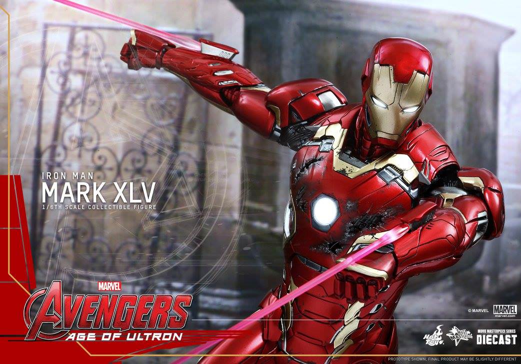Hot Toys MMS 300 D11 Avengers : Age of Ultron – Iron Man Mark XLV