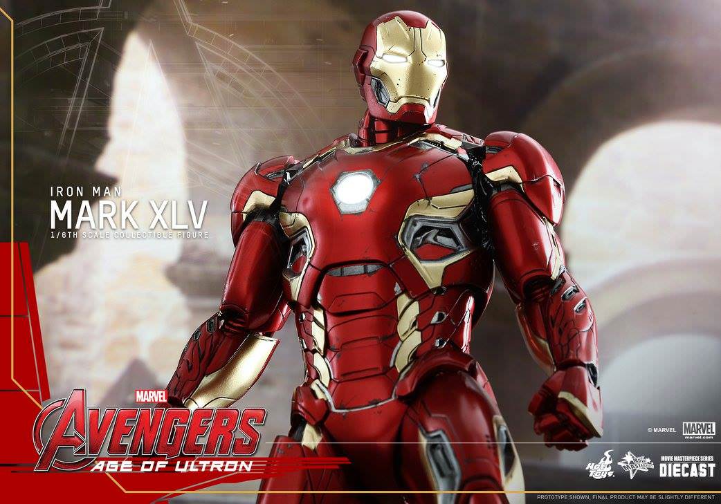 Hot Toys MMS 300 D11 Avengers : Age of Ultron – Iron Man Mark XLV