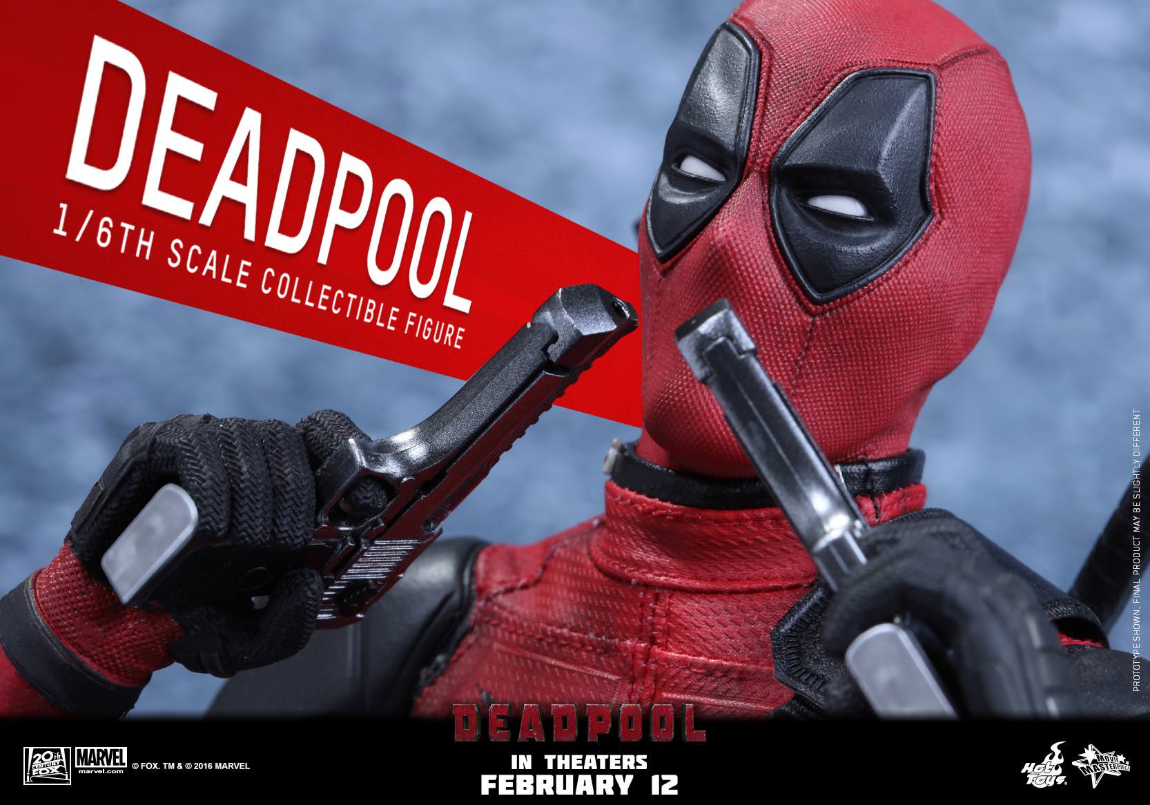 ジャンク品　hottoys デッドプール MMS 347 Hot Toys Deadpool Movie Masterpiece MMS 347 1:6 Scale Ryan