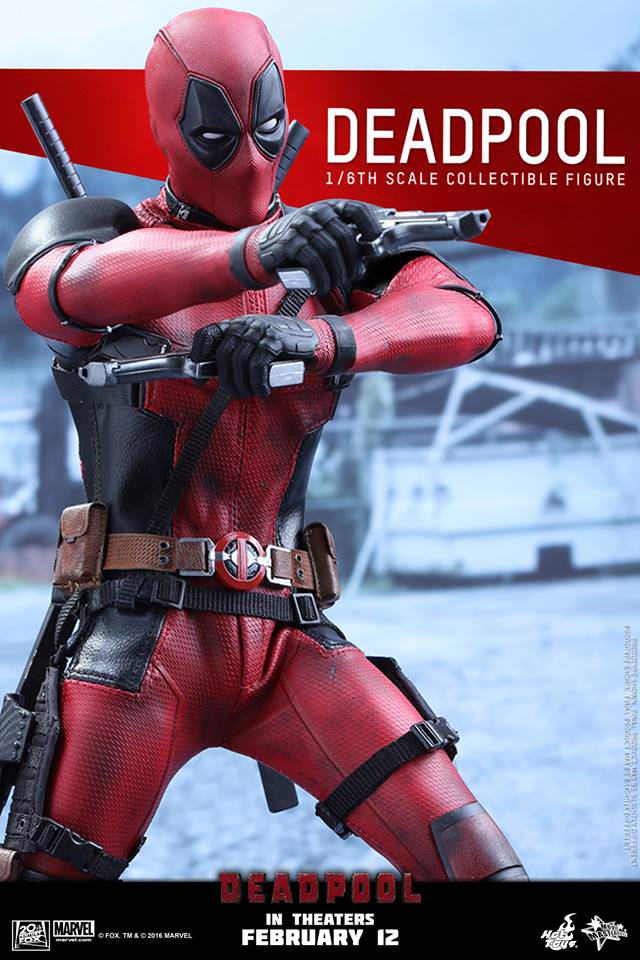ジャンク品　hottoys デッドプール MMS 347 Perfect Hot Toys Mms347 1/6 Marvel Deadpool Ryan Reynolds Action