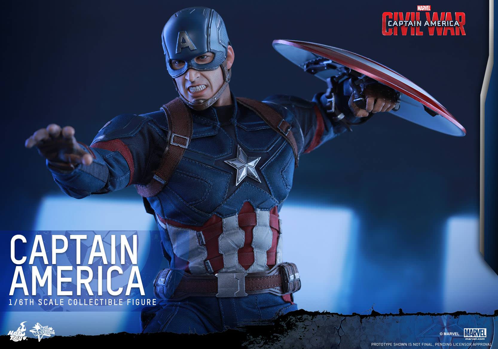 Hot Toys 1/6 MMS 350 Captain America Civil War Shield Holder 