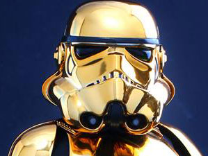 Hot Toys MMS 364 Star Wars - Stormtrooper Gold Chrome Version
