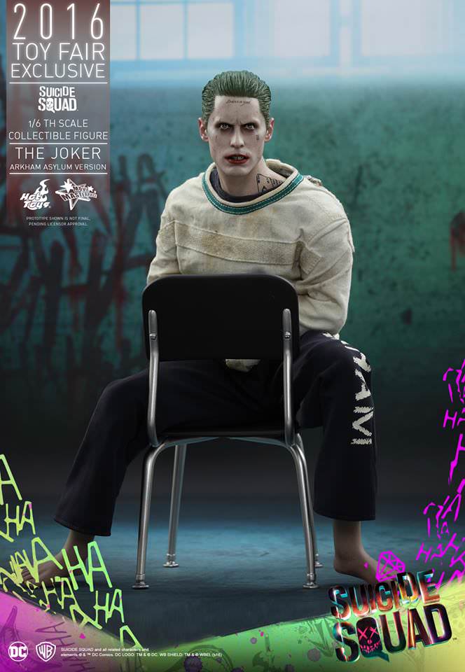 Ready Hot Toys MMS373 Suicide Squad The Joker Arkham Asylum Ver Exclusive 