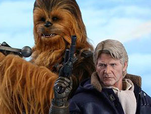Hot Toys MMS 376 Star Wars : TFA – Han Solo & Chewbacca