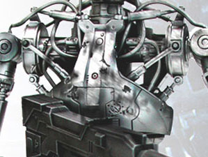 Hot Toys MMS 40 The Terminator - Endoskeleton (Battle Damaged Version)