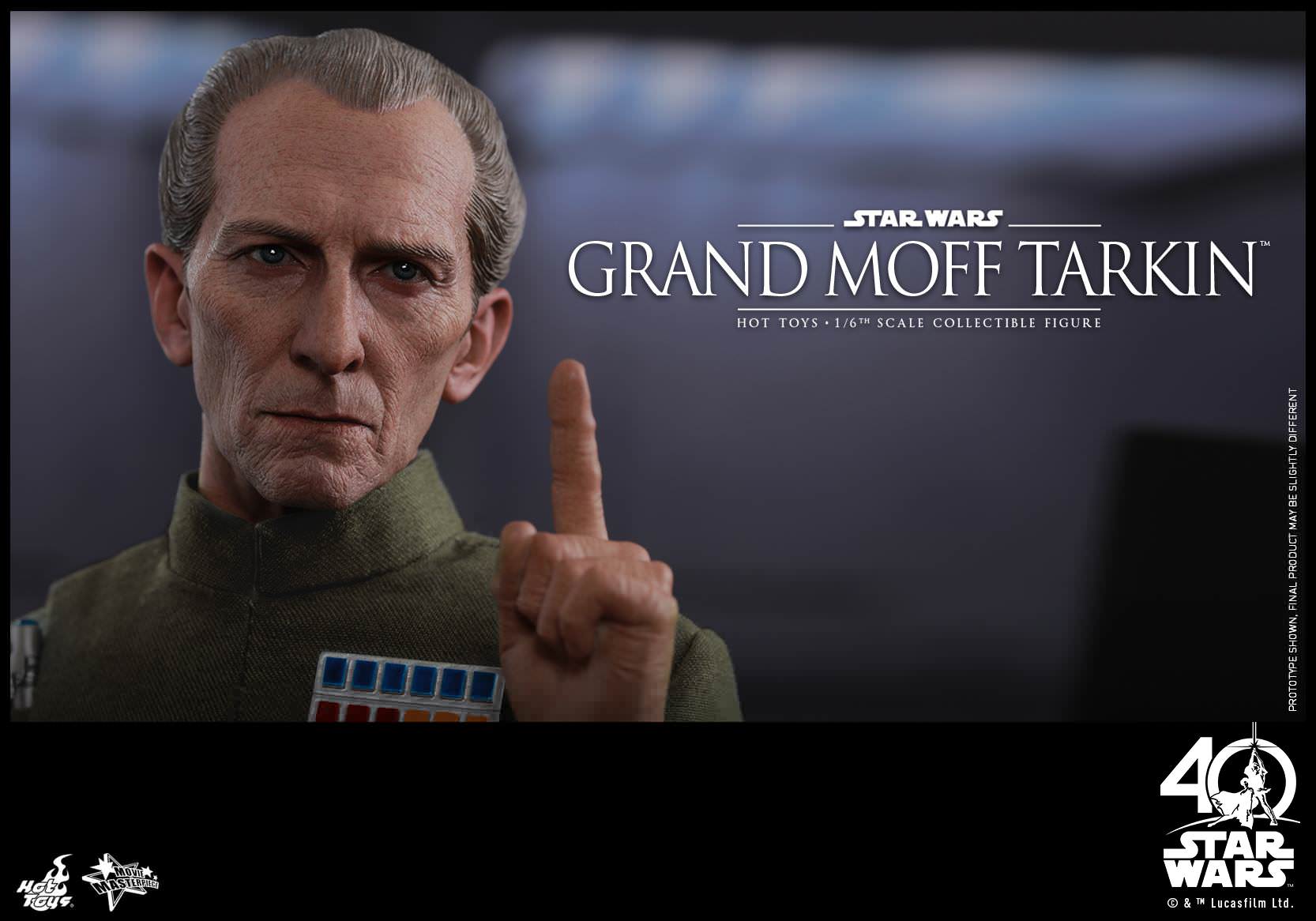 Hot Toys MMS433 Grand Moff Tarkin Hand Set /Pegs Star Wars Episode IV A New Hope 