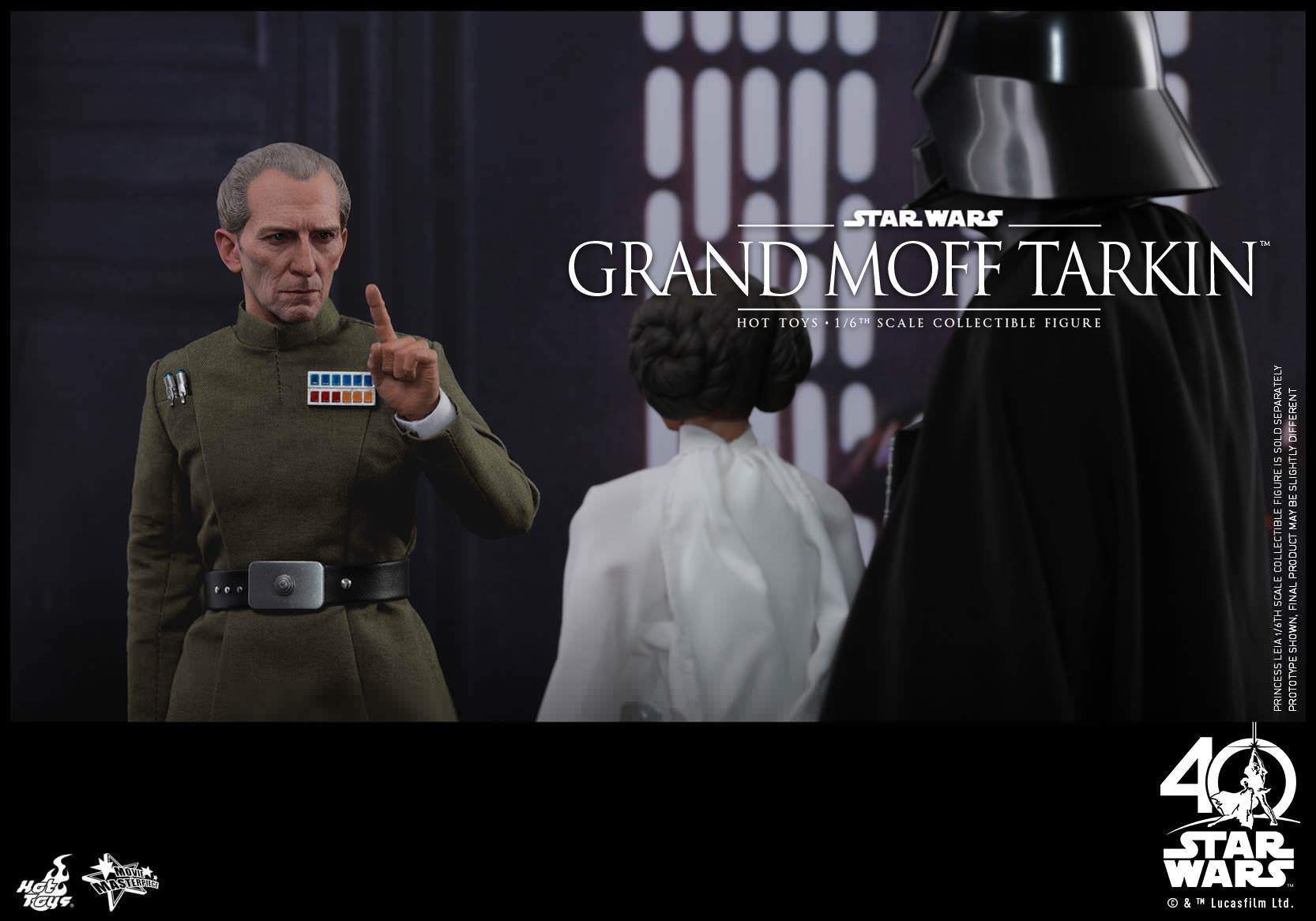 ホットトイズ　SW EP4 グランドモフ・ターキン　未開封品　MMS433 Hot Toys MMS 433 Star Wars IV – Grand Moff Tarkin – Hot Toys