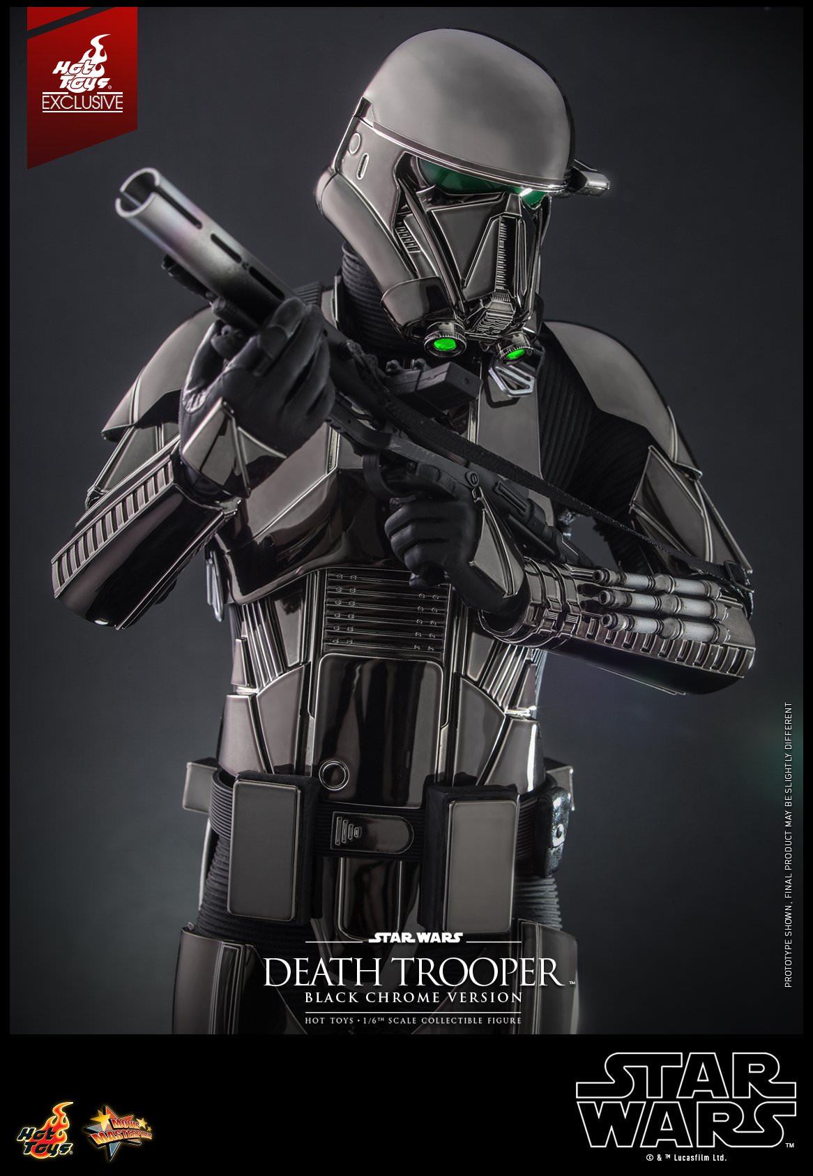Hot Toys MMS 621 Star Wars – Death Trooper (Black Chrome Version